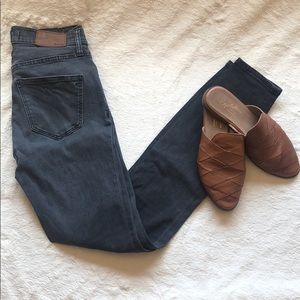 Madewell High Riser Skinny Jeans 25 Washed Black